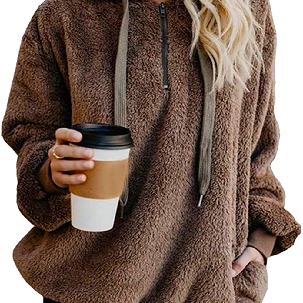 ReachMe quarter zip sherpa
